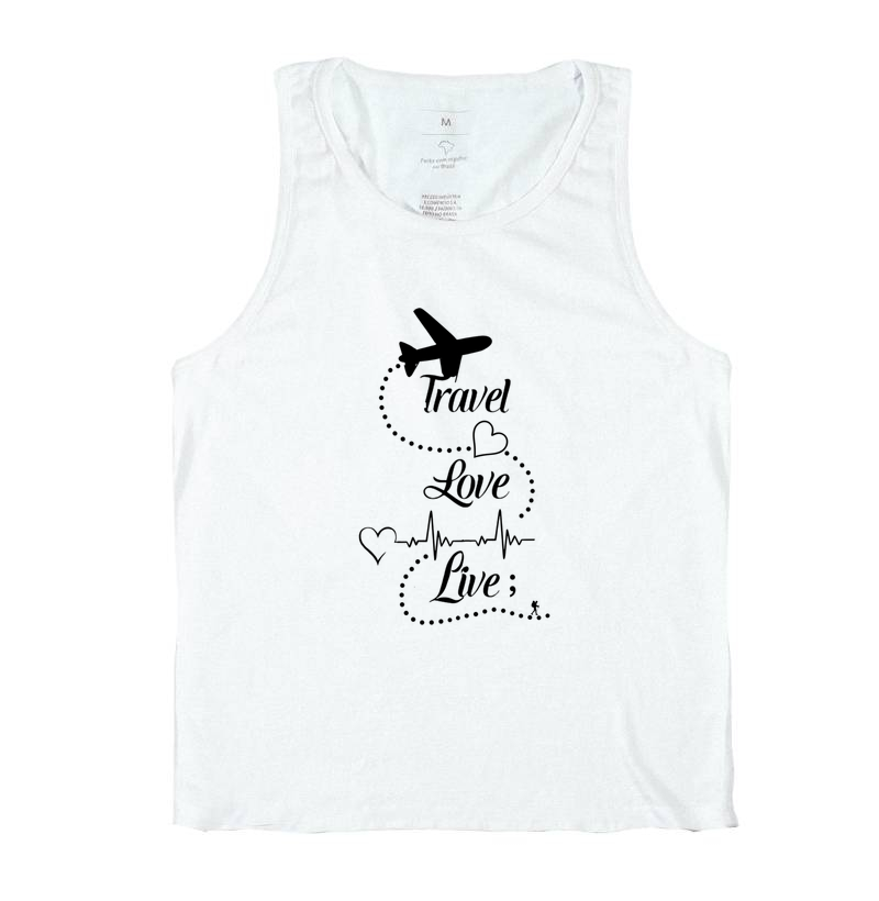 Camiseta Travel Love Live – Estampa de Viagem | Excursionista - Imagem 2
