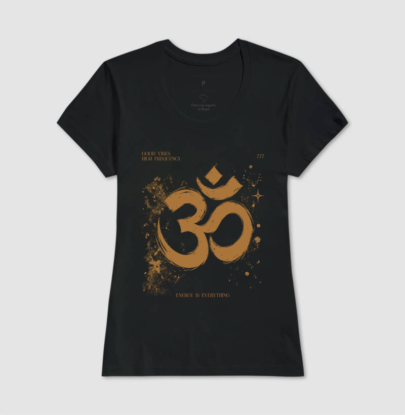 Camiseta - OM dourado - Imagem 4