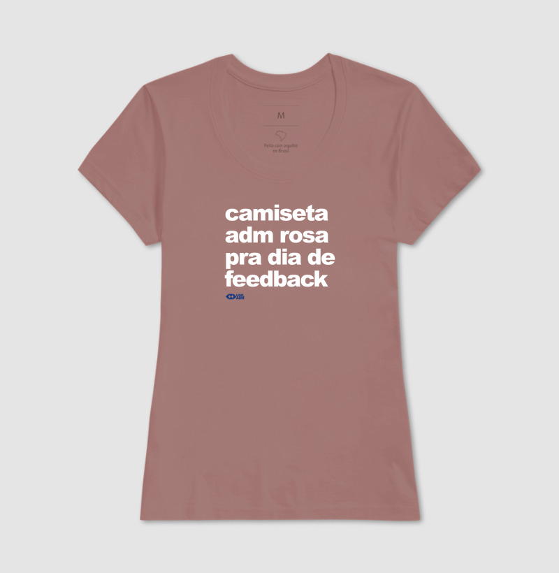 Camiseta rosa para dia de feedback - Imagem 3