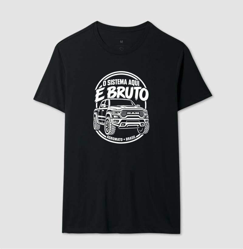 Camiseta O Sistema Aqui é Bruto - Imagem 5