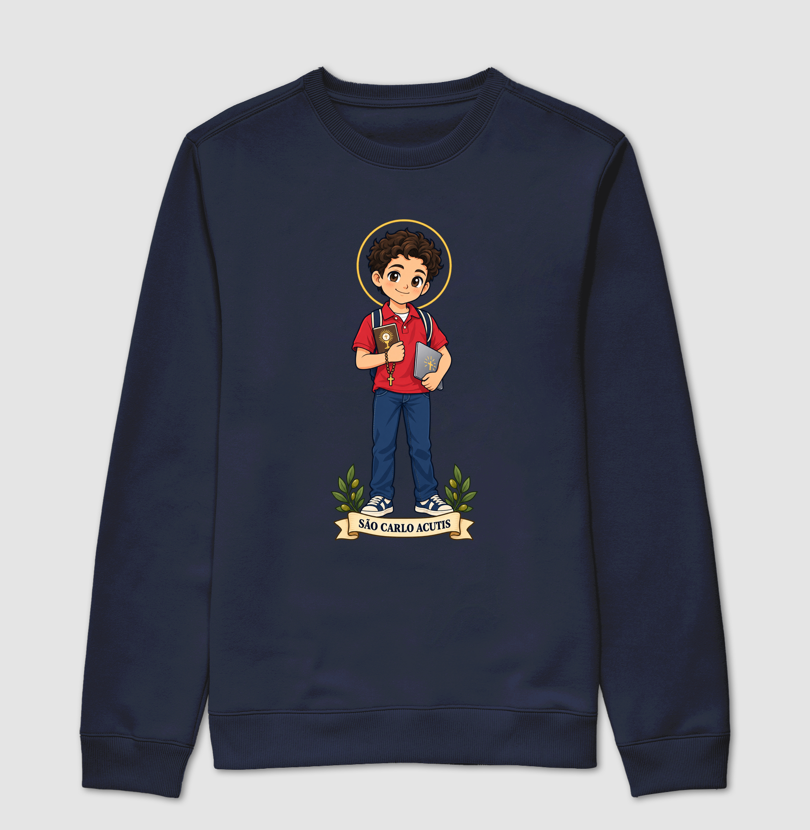 São Carlo Acutis - estilo chibi - Imagem 5