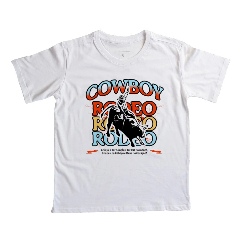 Camiseta Infantil Cowboy Rodeo - Imagem 2