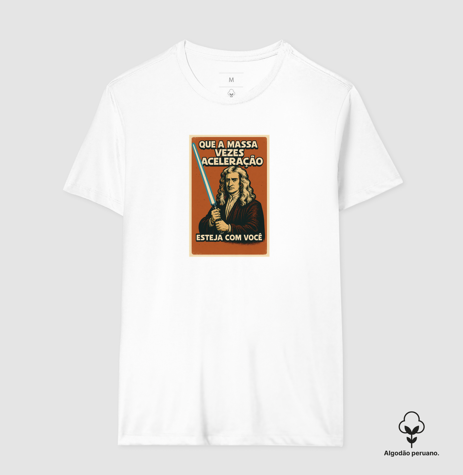 Camiseta Algodão Peruano May the Force Be With You - Imagem 4