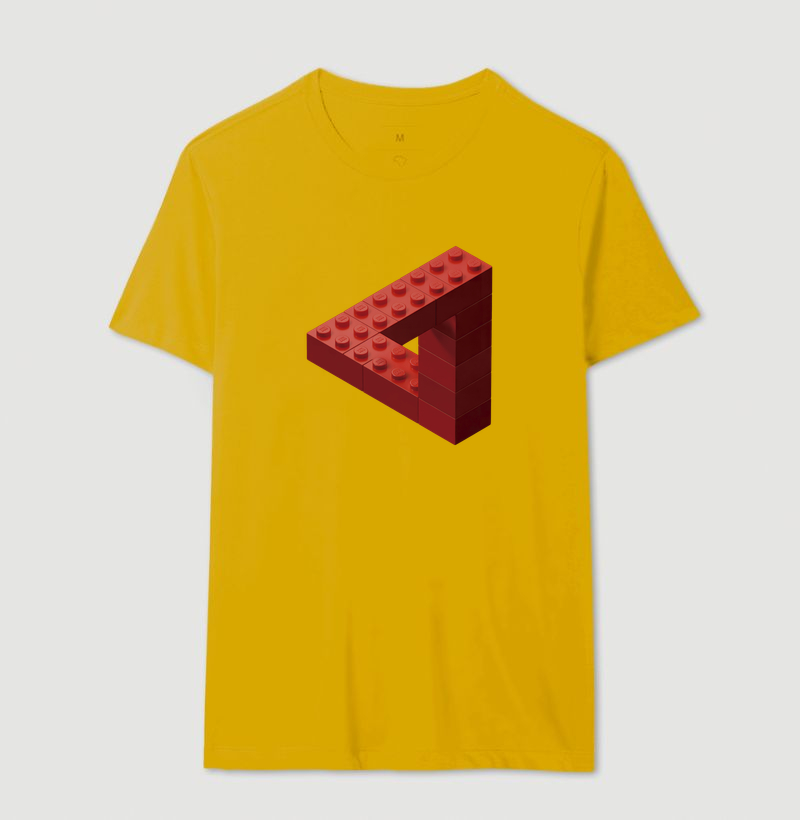 Camiseta Ilusão de Blocos - Imagem 14