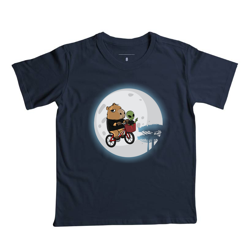 Camiseta Capivara Extraterrestre retro - Imagem 3