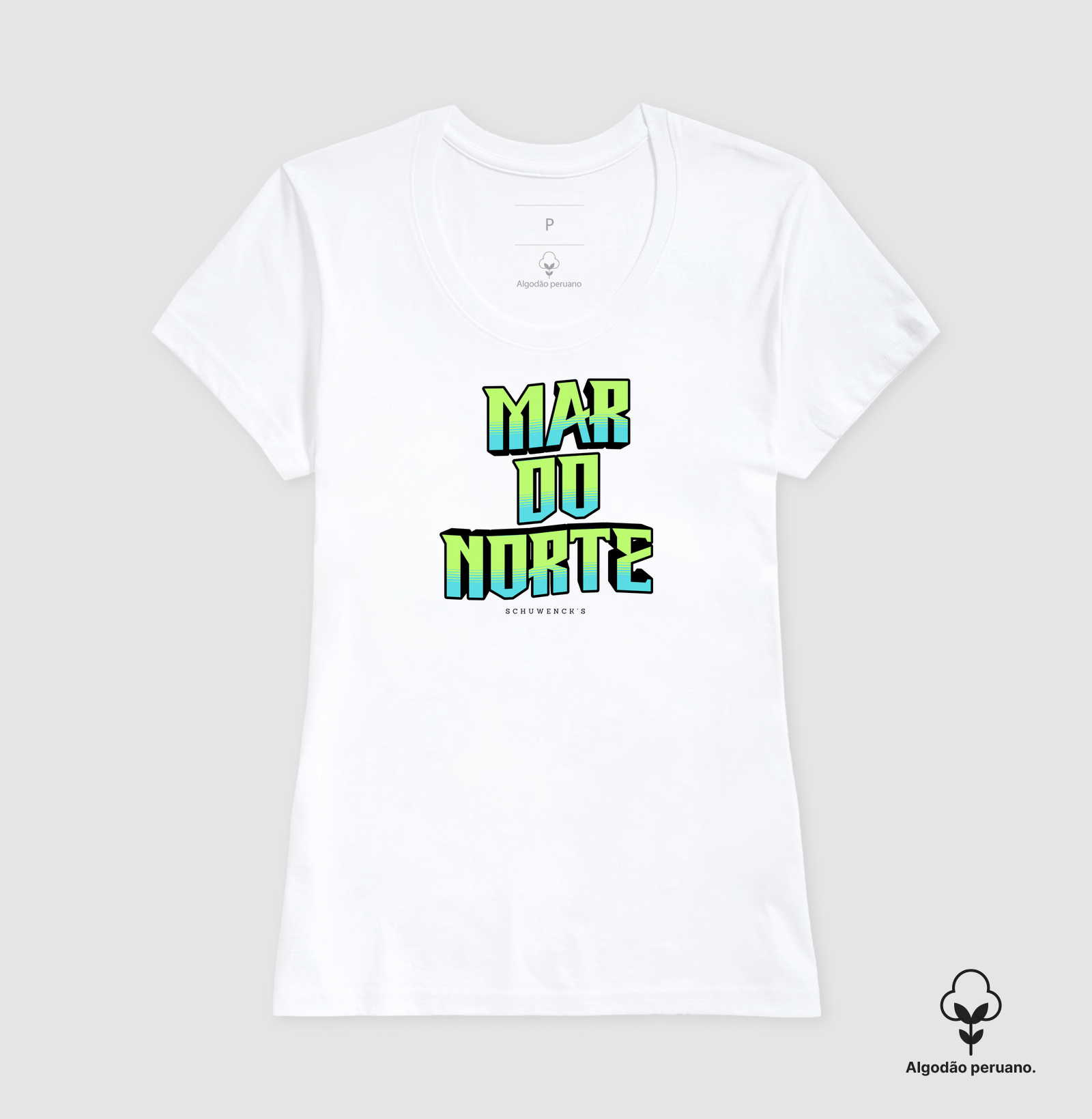 Camiseta Algodão Peruano Mar do Norte - Imagem 8