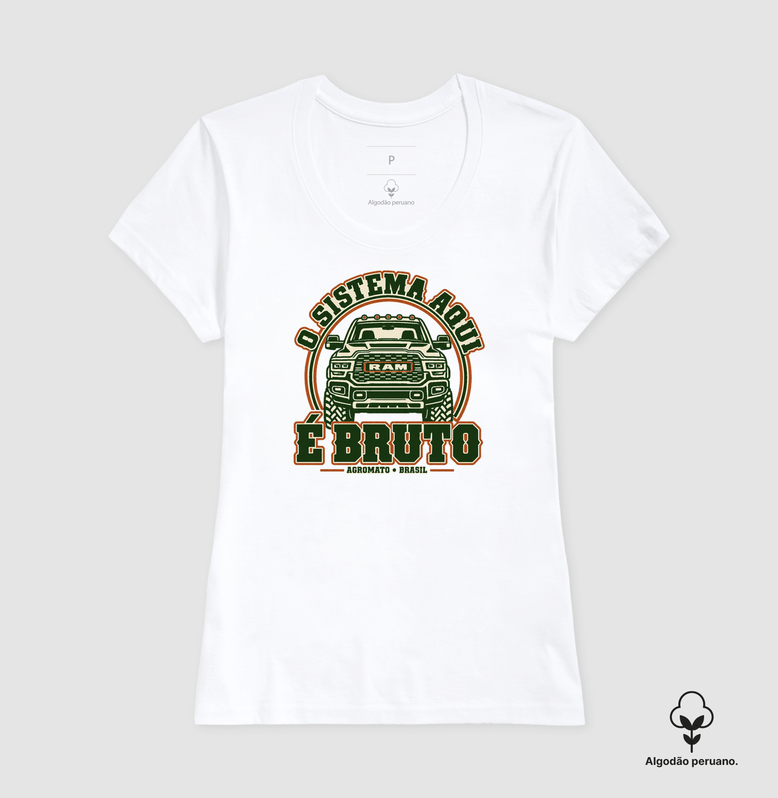 Camiseta O Sistema Aqui é Bruto - Imagem 6