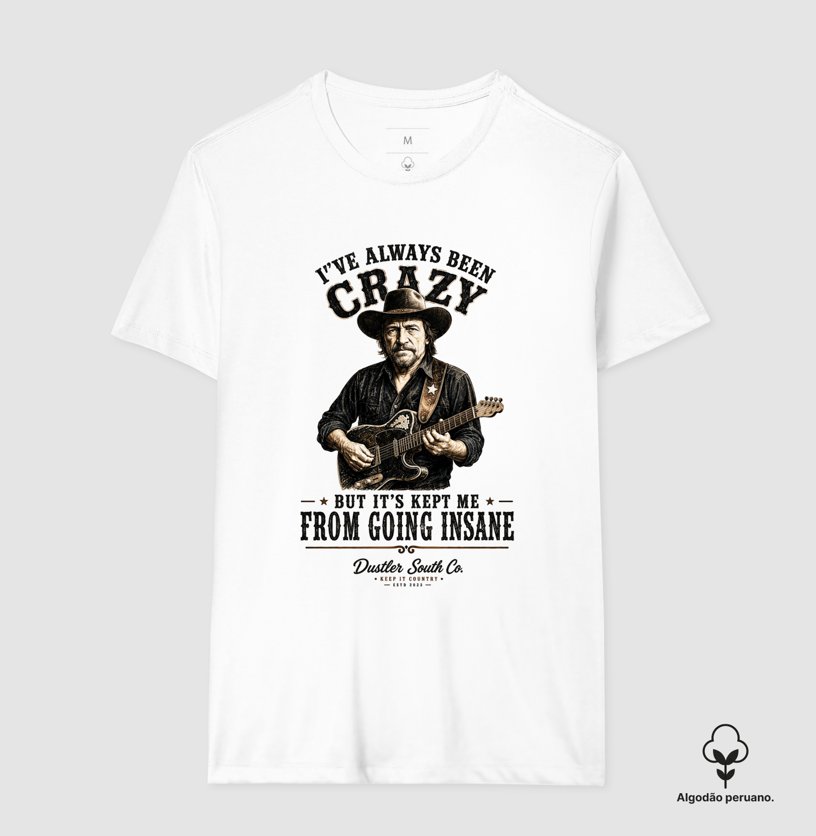 Camiseta Country - Waylon Always Been Crazy - Imagem 2