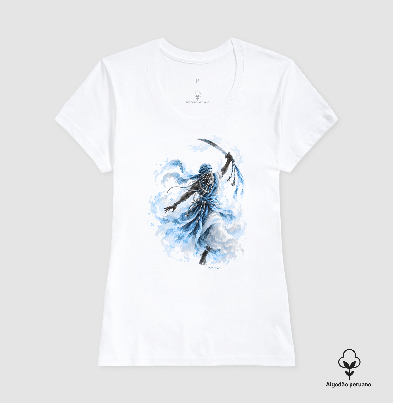 Camiseta Ogum Algodão Peruano  - Imagem 3