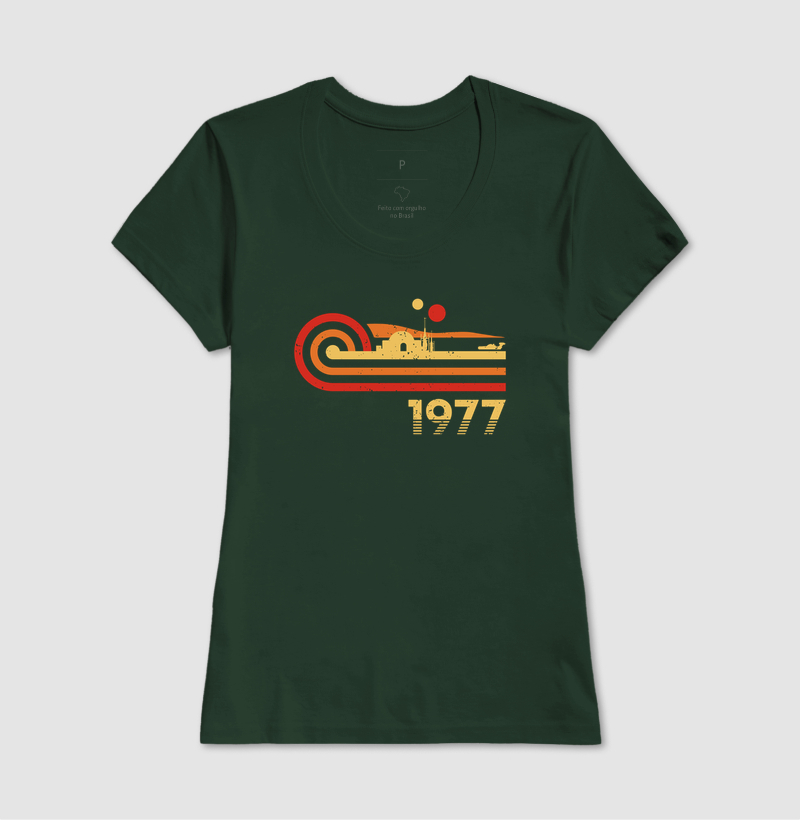 Camiseta  Retro Vintage Desert Planet 1977 - Imagem 7