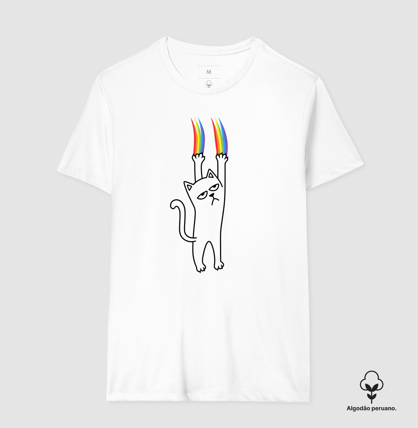 Rainbow Cat — LGBT, Orgulho Gay, Gato Queer, Humor | Ô Bicha! - Imagem 2