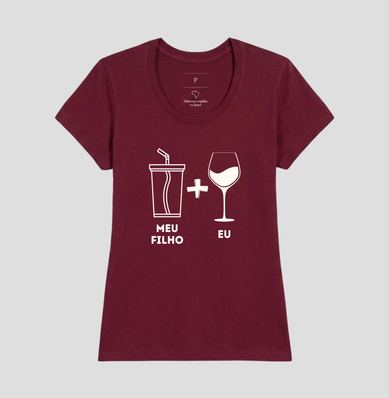 Camiseta Vinho - Meu Filho e Eu - Imagem 18