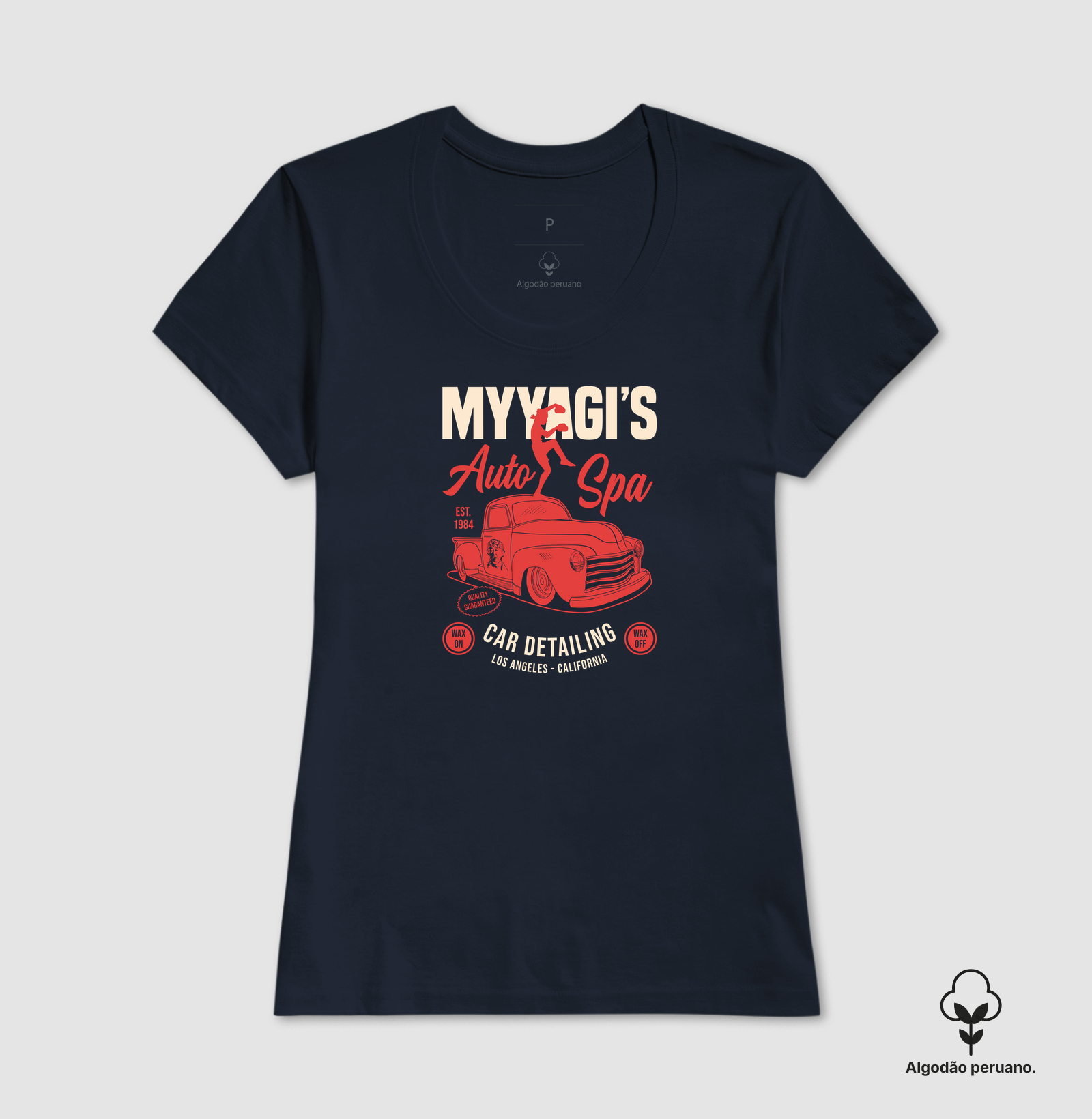 Camiseta Algodão Peruano Myyagi's Estética Automotiva - Imagem 5