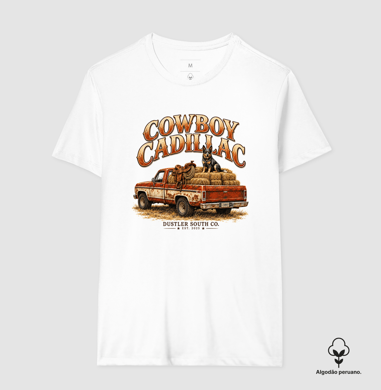 Camiseta Country Masculina Cowboy Cadillac Dustler South Co. - Imagem 2