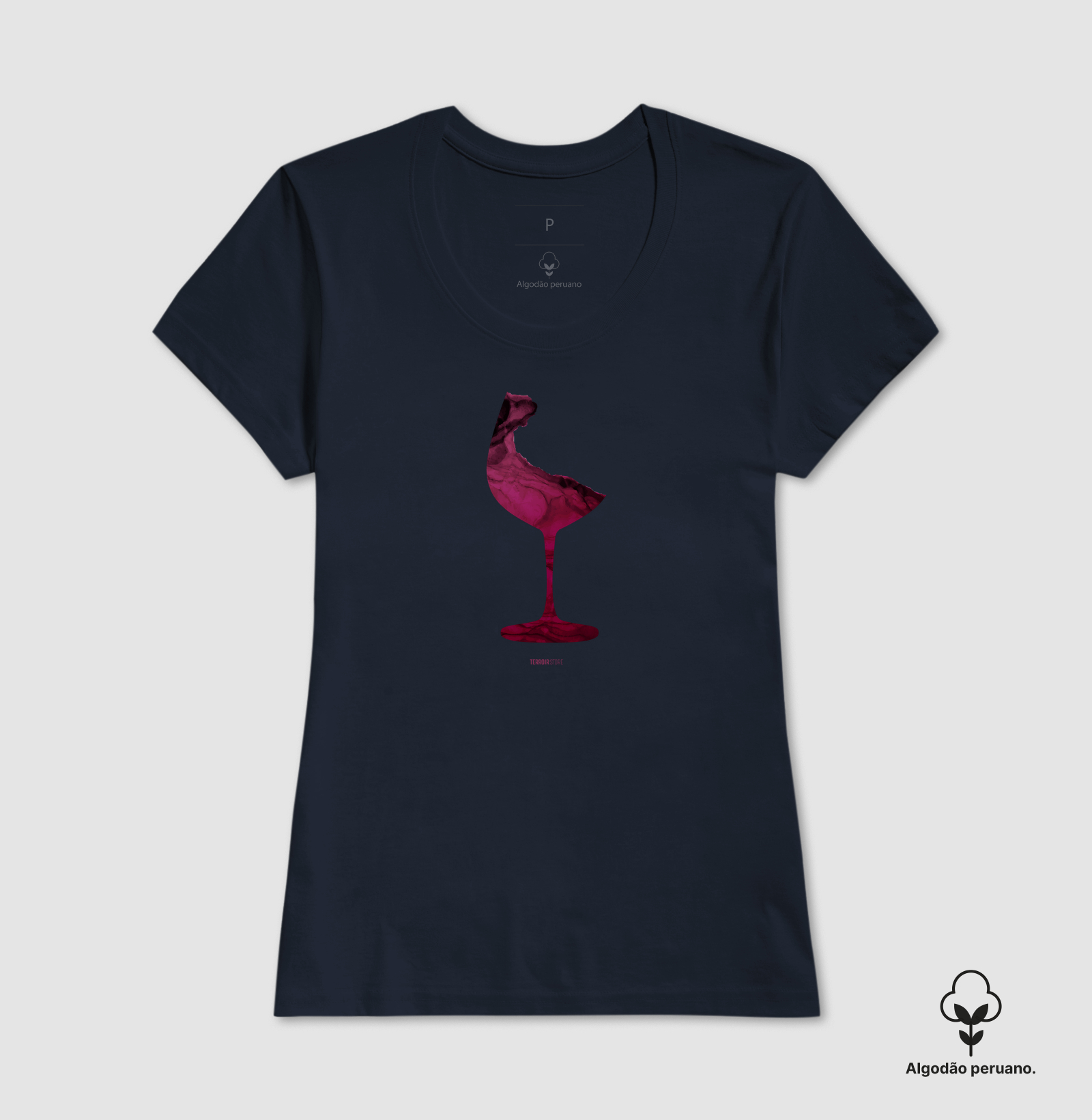 Camiseta Vinho Abstrata - Imagem 6