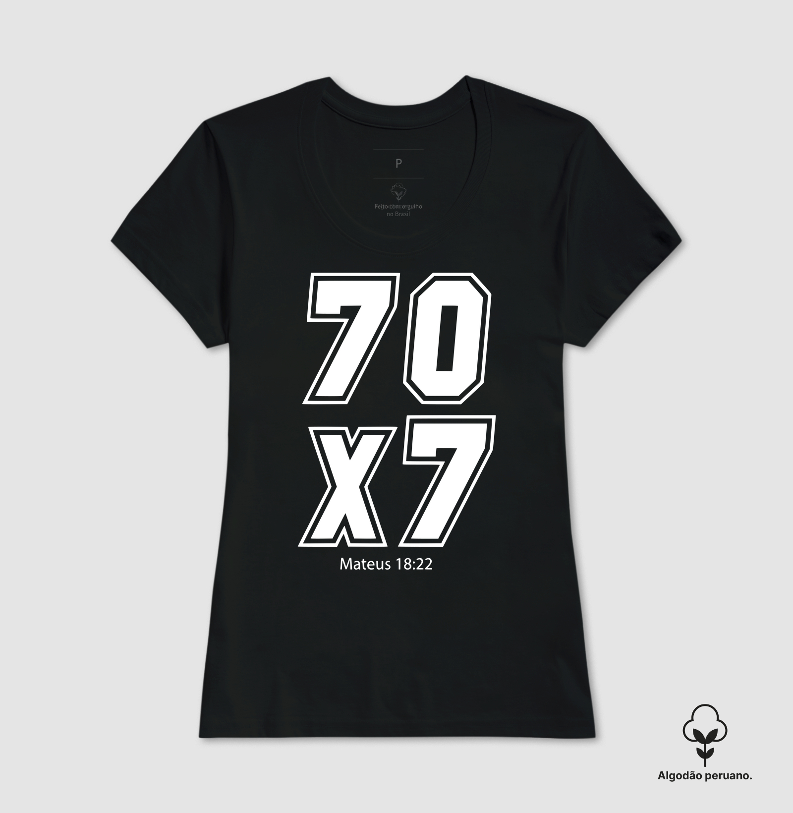 Camiseta Fem. Algodão Peruano 70x7  - Imagem 2