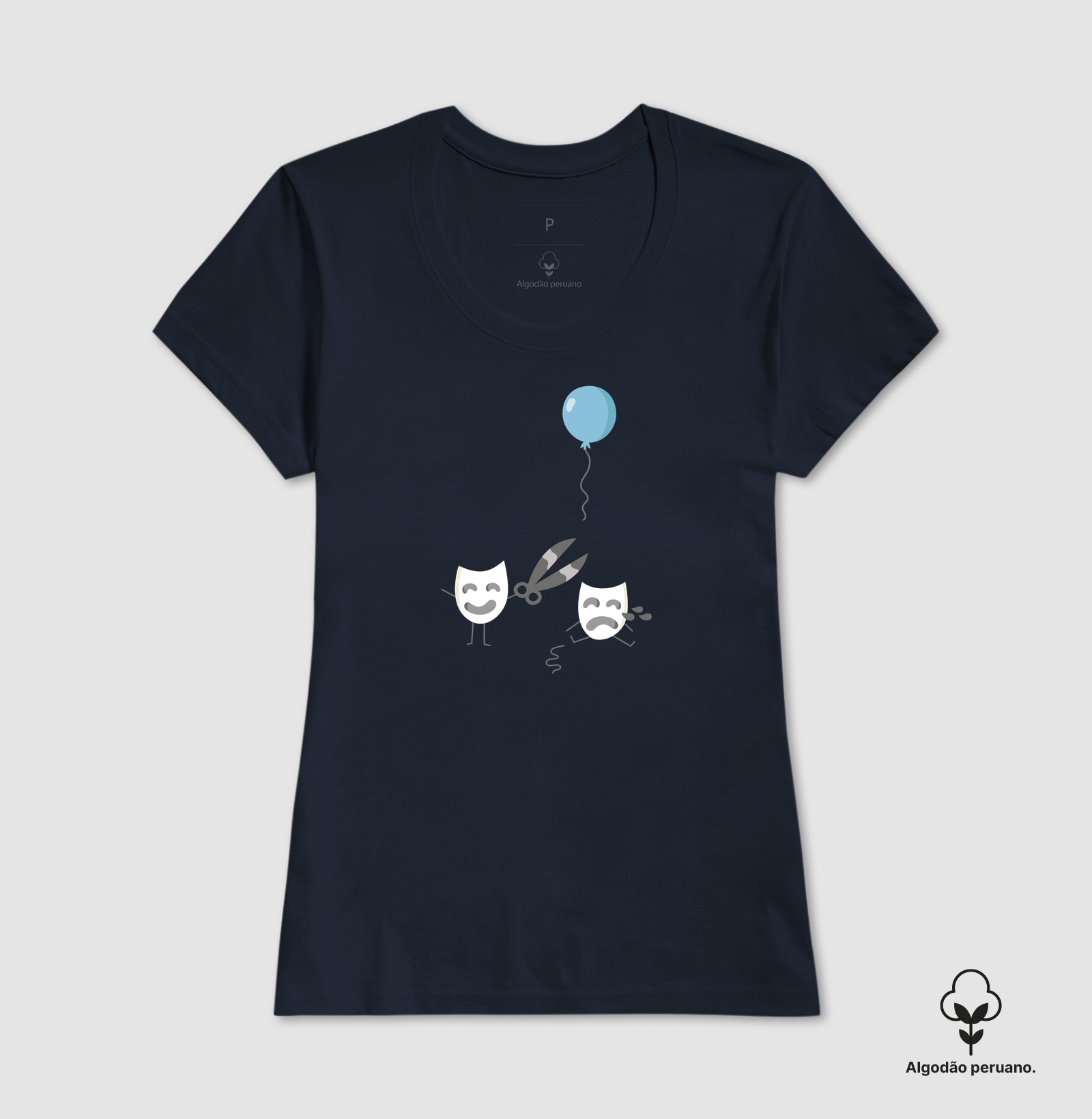 Camiseta Algodão Peruano Mascaras - Imagem 5
