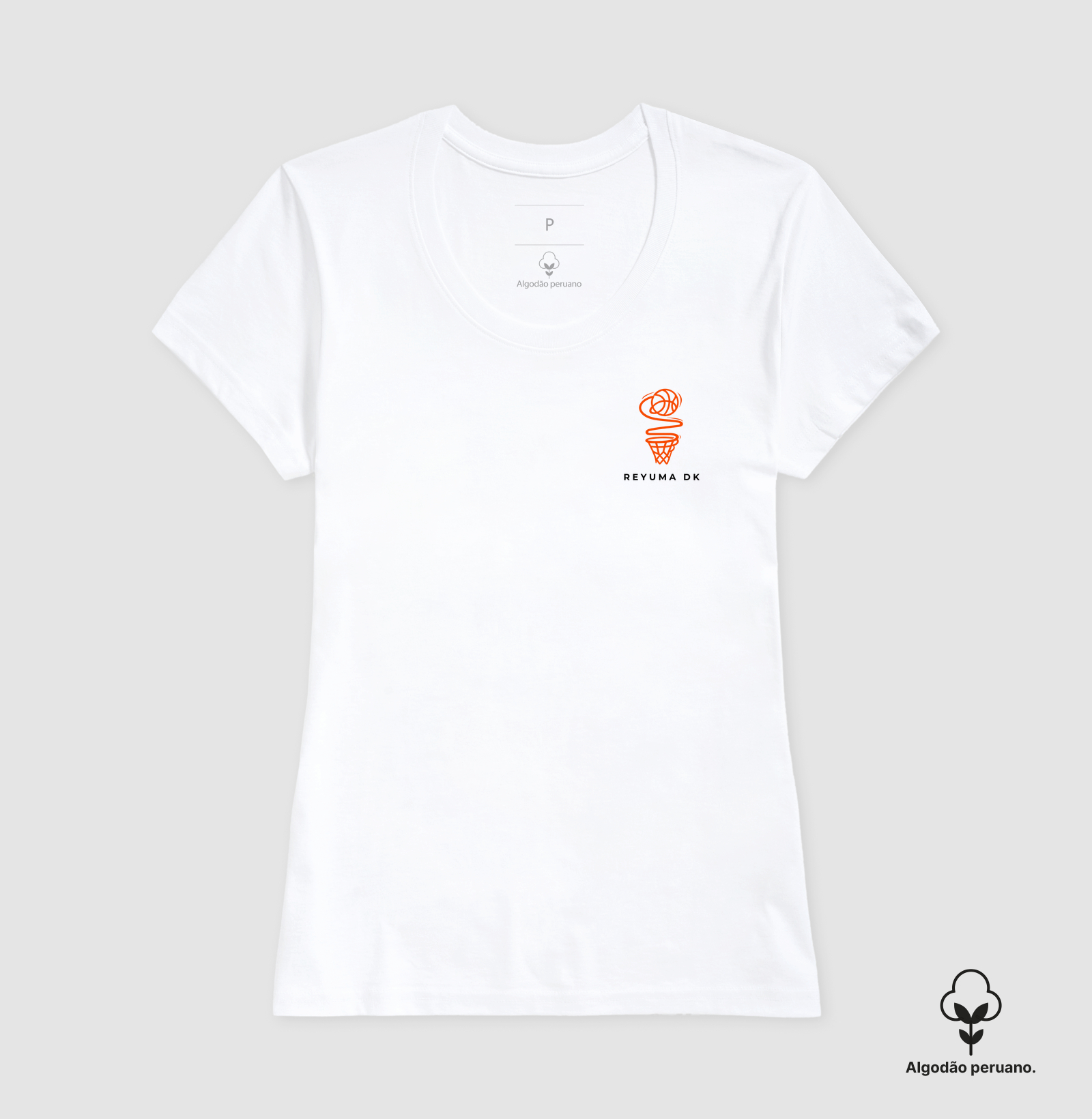 Camiseta Masculina, Feminina, Babylook e Unissex de Algodão Peruano Basquete "Traço Infinito" - Imagem 8