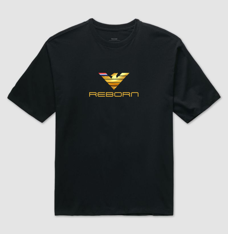 👑🦅 REBORN GOLD | O Renascimento dos Vencedores  A estampa REBORN GOLD é a mais pura representação da grandeza, da conquista e da capacidade de renascer mais forte após cada desafio. Com sua águia imponente em dourado, ela simboliza liderança, visão, prosperidade e a força de quem transforma obstáculos em oportunidades. - Imagem 2