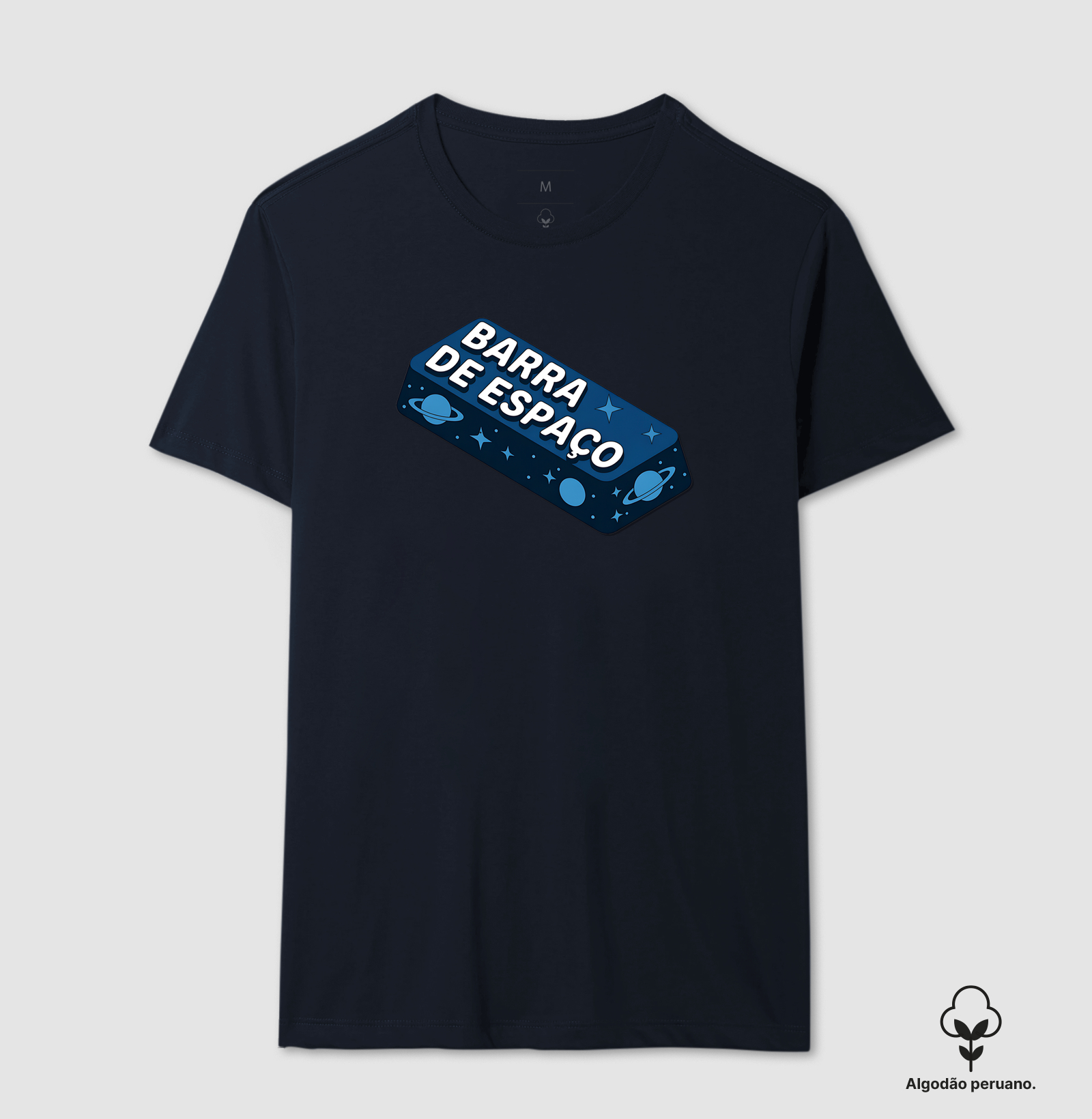 Camiseta Algodão Peruano Barra de Espaço - Imagem 6
