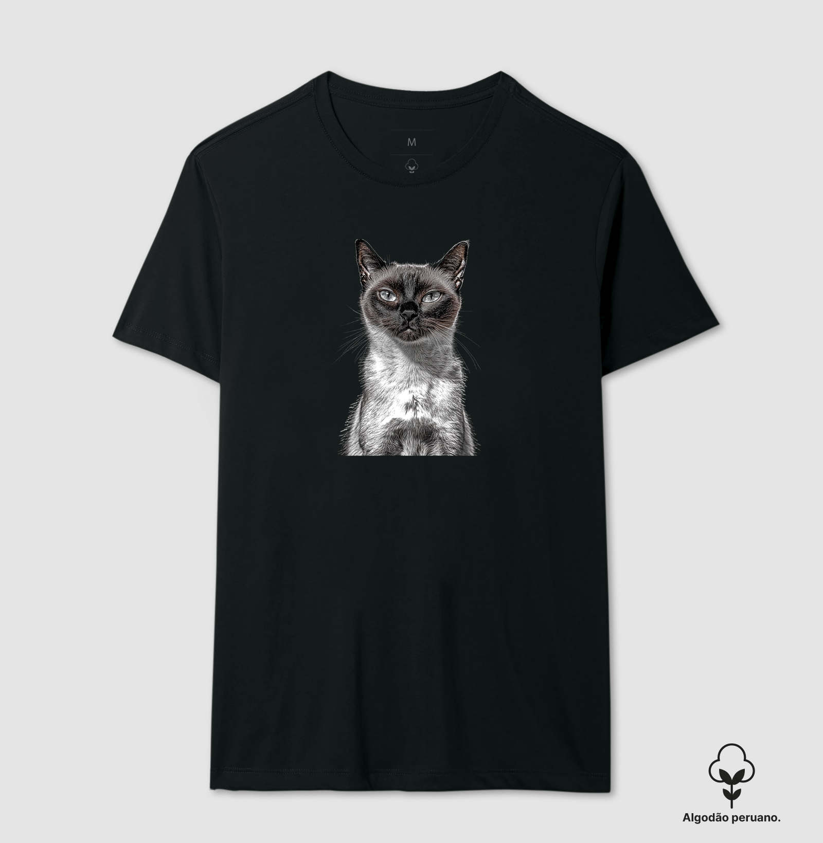 Camiseta Algodão Peruano Julgo em silêncio - Imagem 5