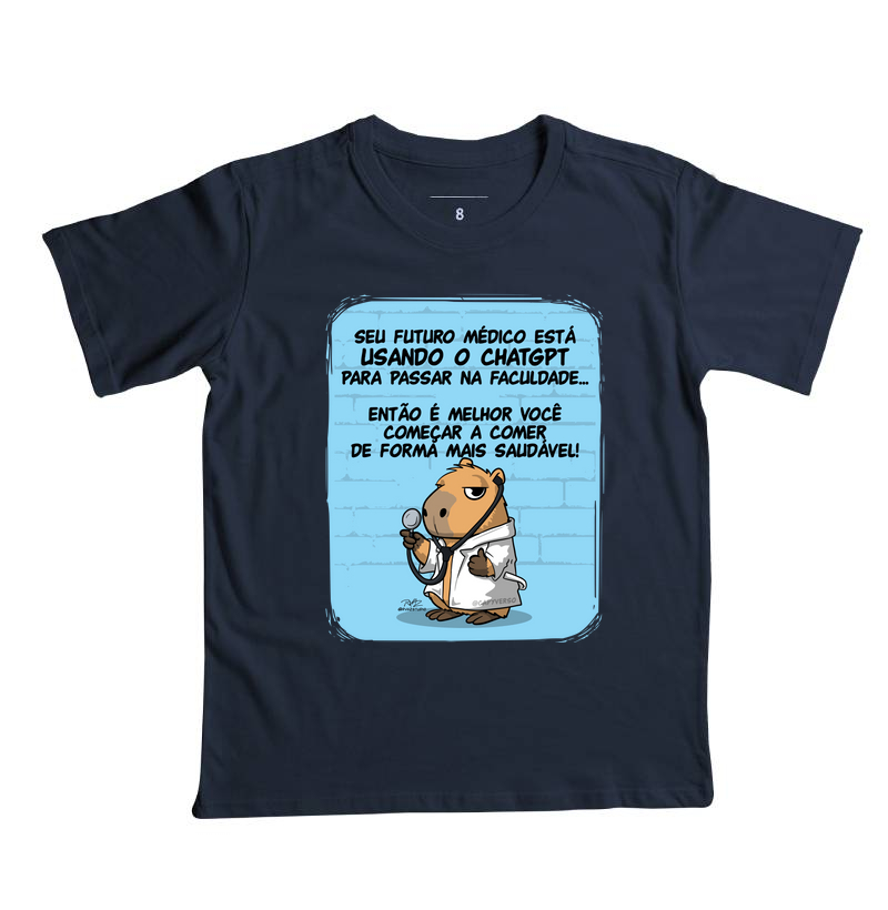 Camiseta Capivara Médico - Imagem 5