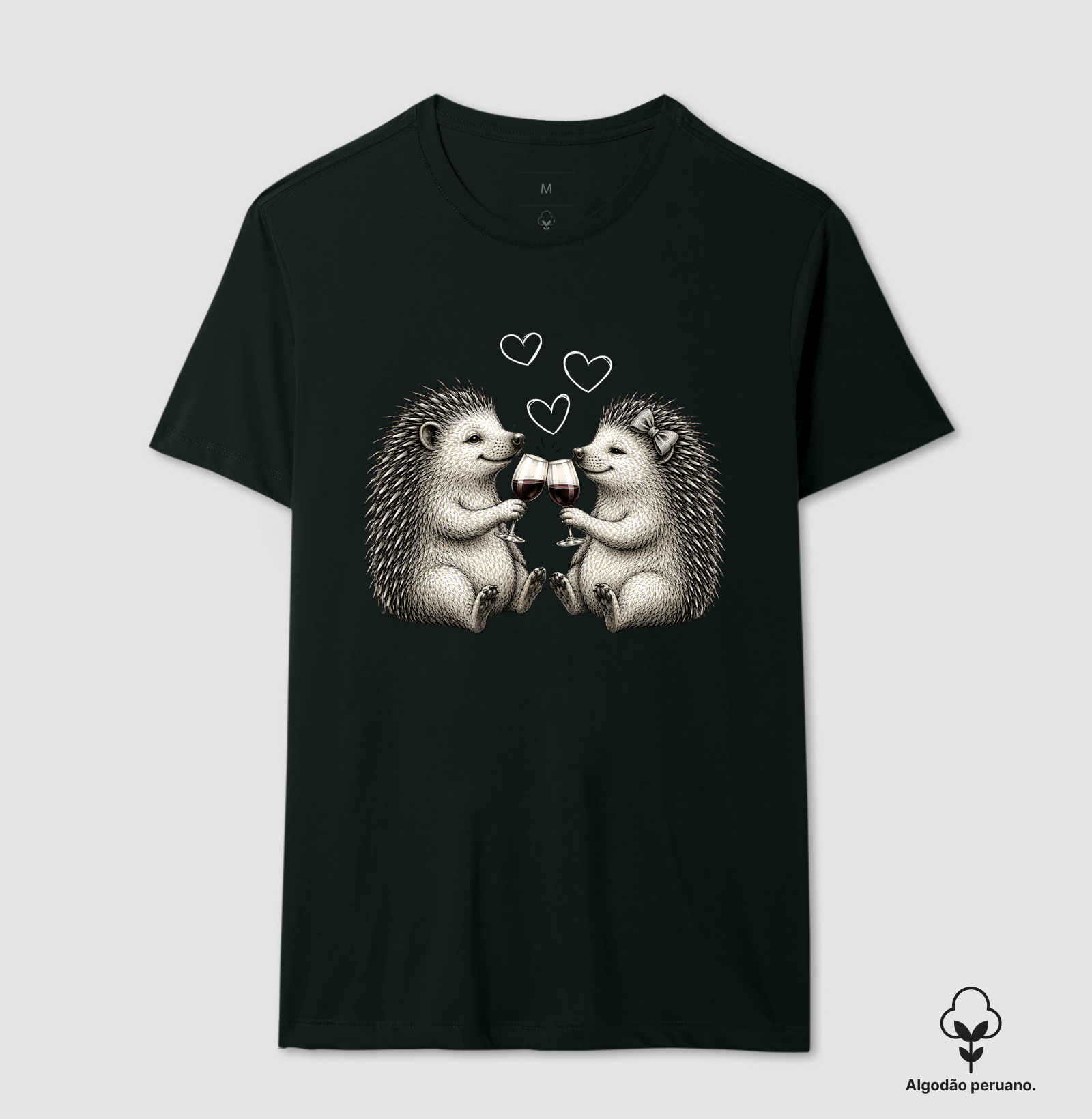 Camiseta Vinho - Brinde Porco Espinho - Imagem 2