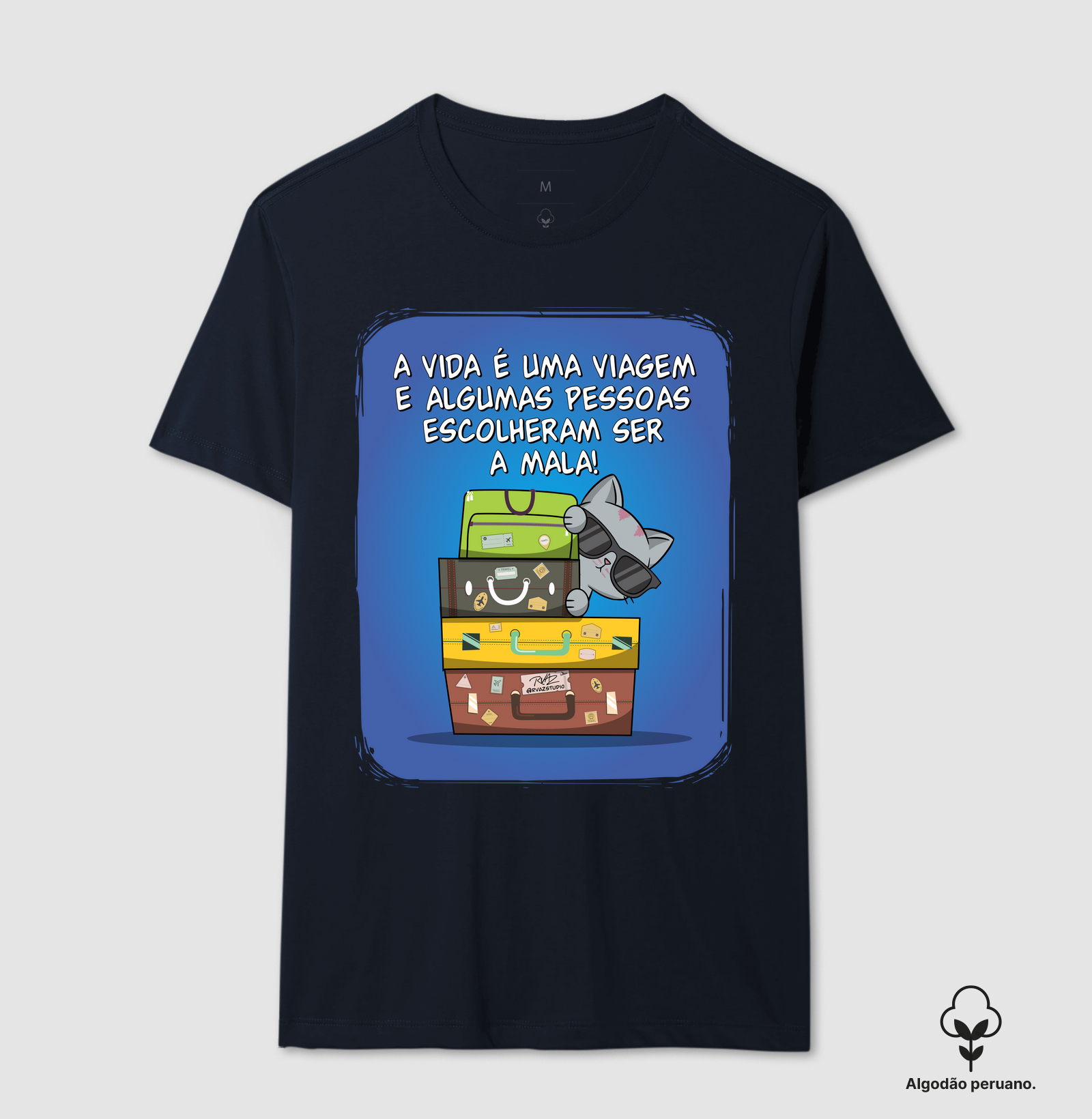 Camiseta Gato Sincero Mala - Imagem 6