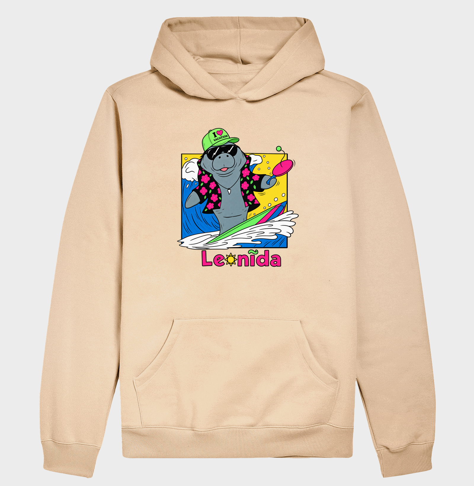Hoodie Moletom GTA 6 Jason – Leonida Surf com Peixe Boi / Manatee - Imagem 5