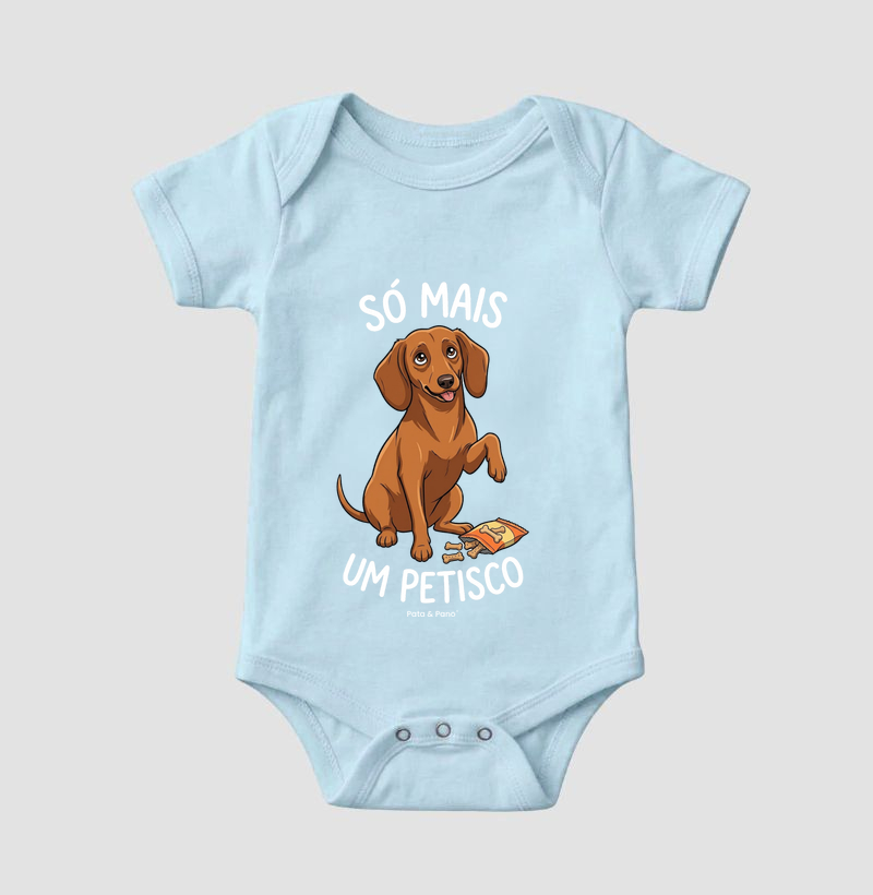 BODY BEBÊ DACHSHUND SALSICHA PETISCO - Imagem 4