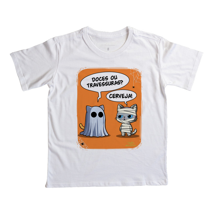 Camiseta Gato Sincero Halloween - Imagem 2