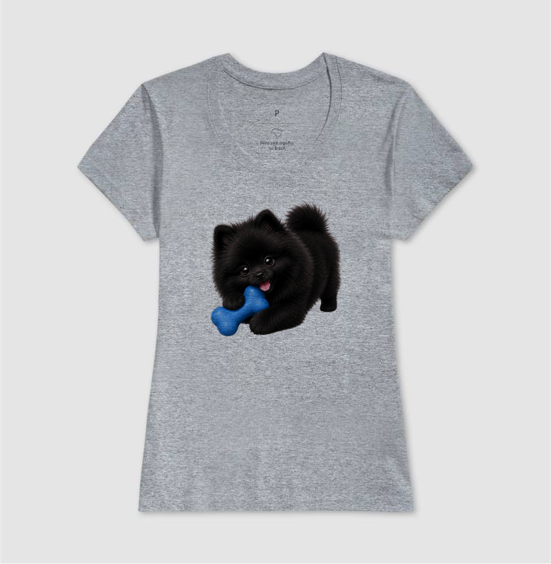 Pomerânia (Spitz Alemão) Preto - Desenho Animado - Imagem 9