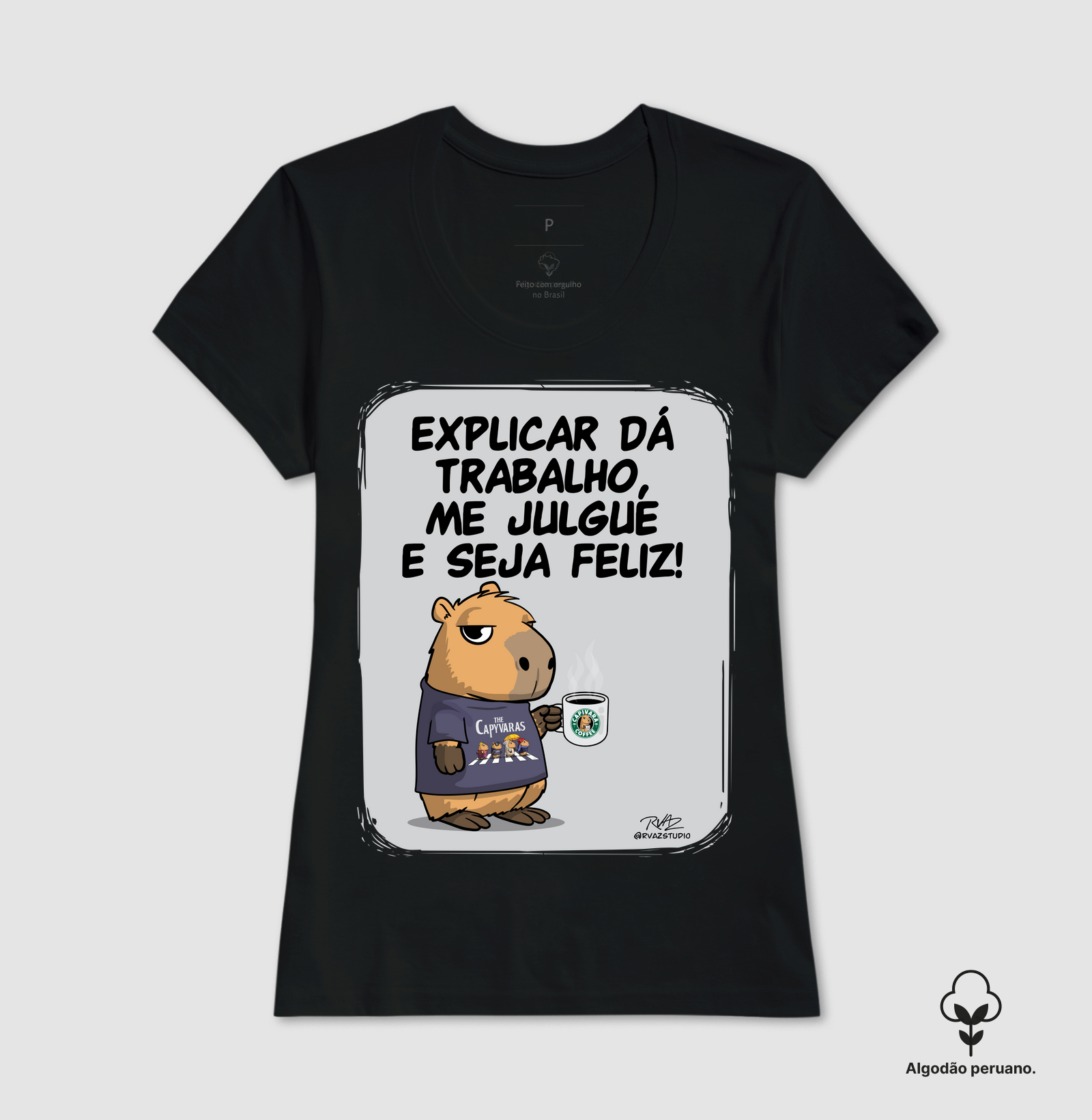 Camiseta Capivara me julgue - Imagem 5