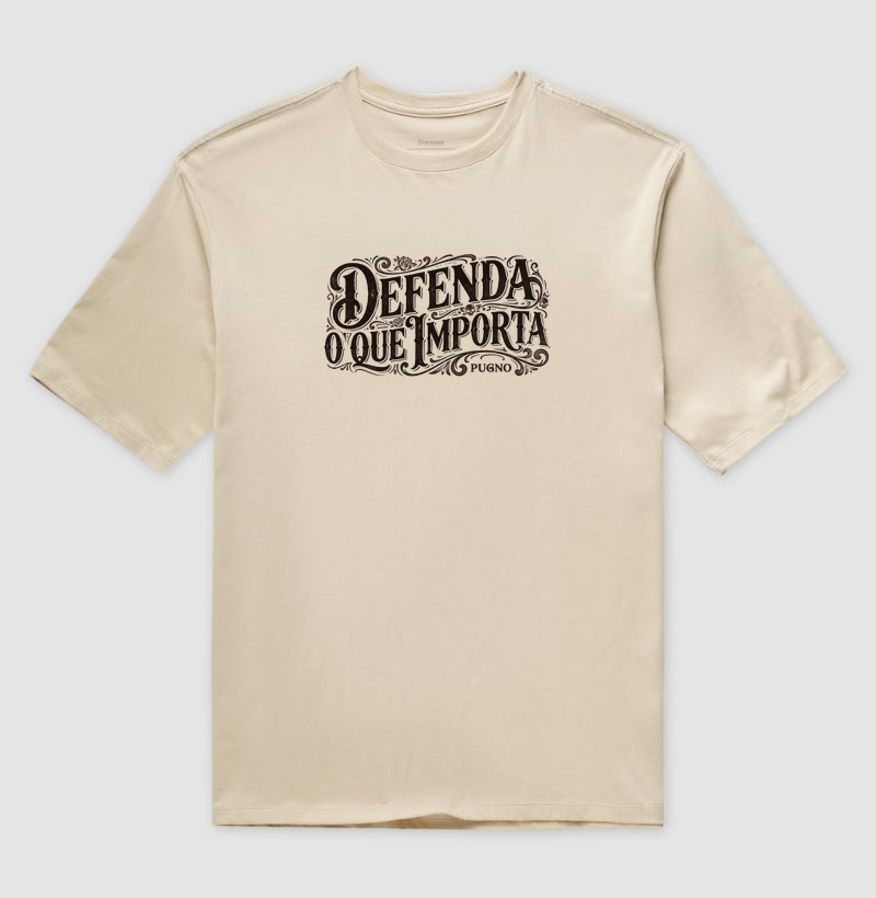 Camiseta Oversized Pugno - Defenda o Que Importa - Imagem 6