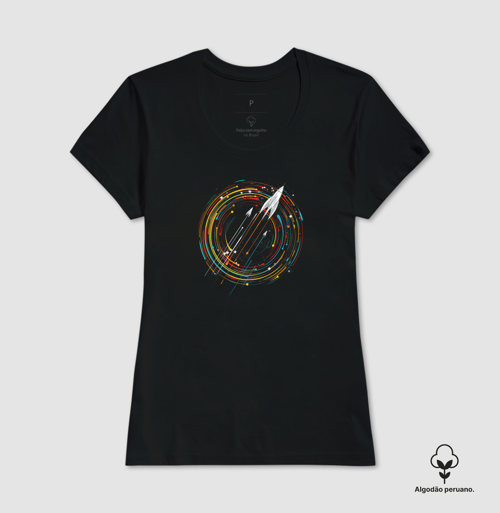 Camiseta Explore The Stars Algodão Peruano - Imagem 3
