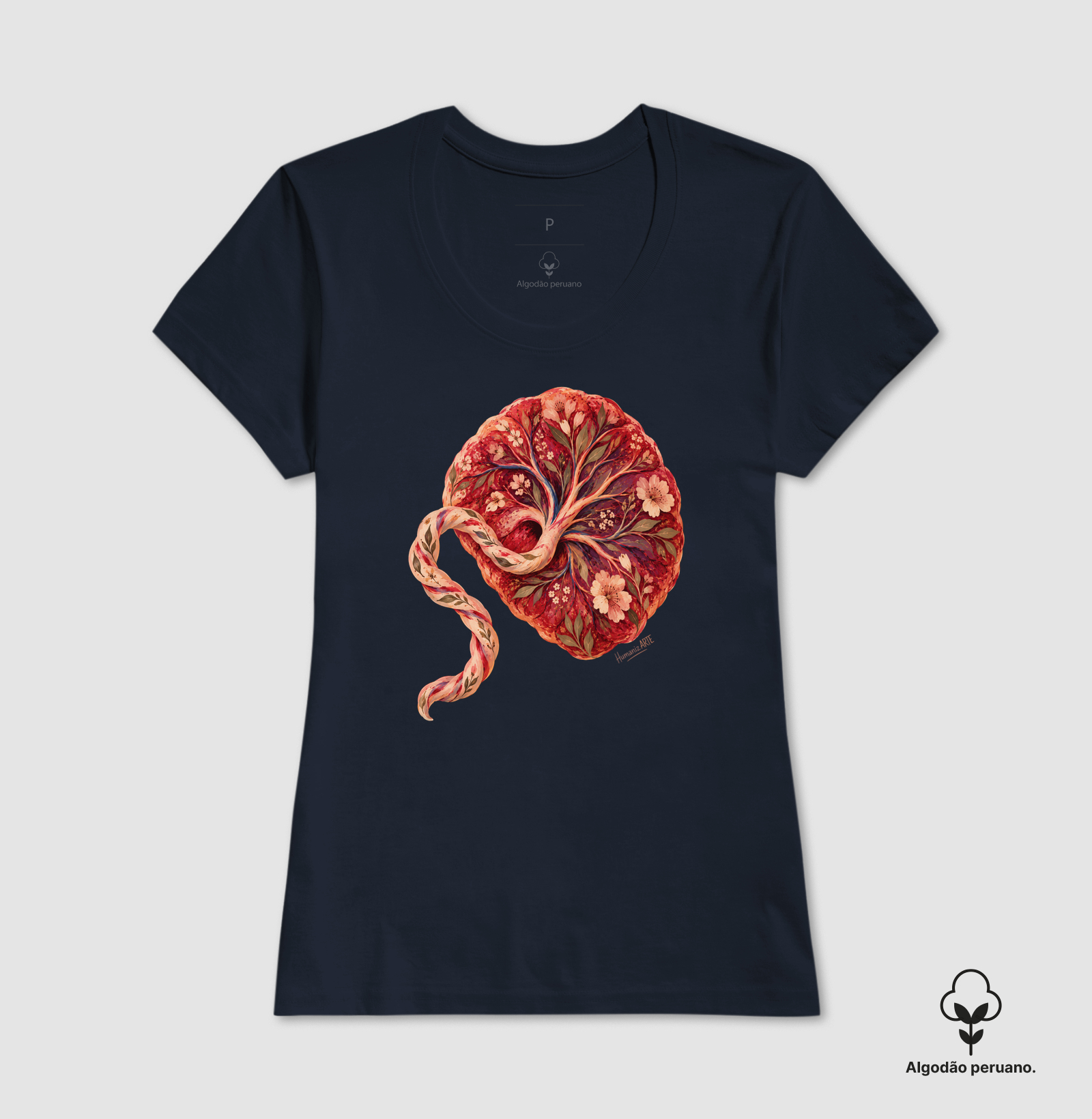 Placenta Árvore da Vida Algodão Peruano - Imagem 12