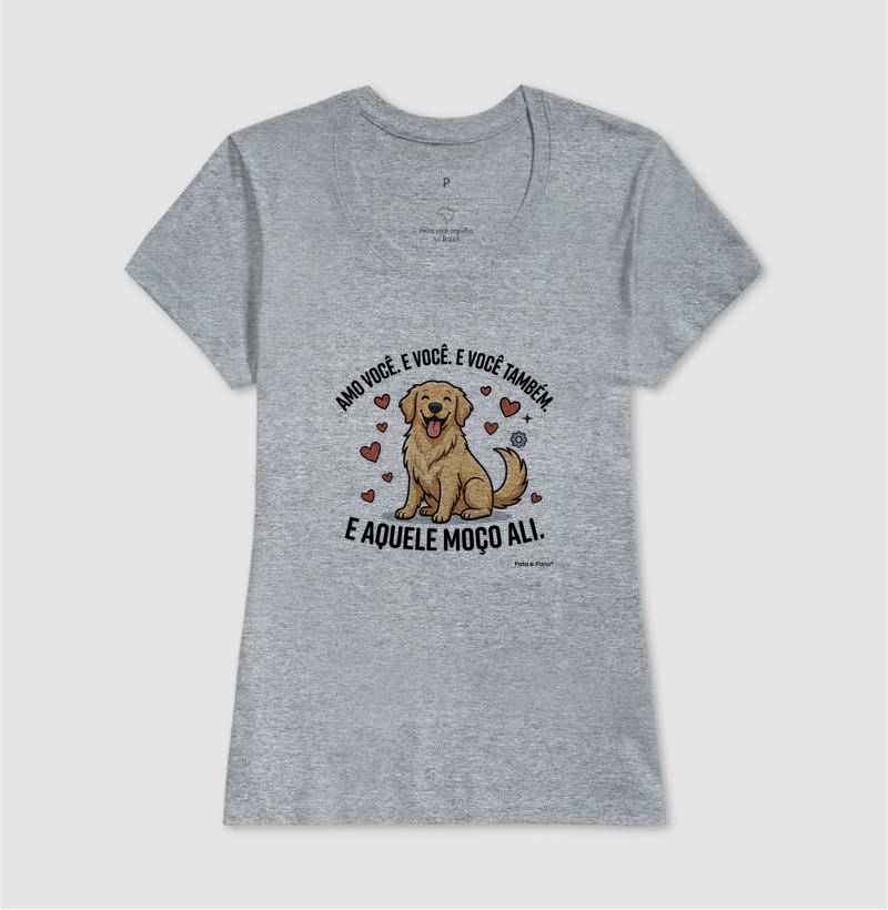 CAMISETA GOLDEN RETRIEVER AMO - Imagem 9