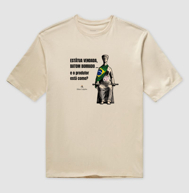 Estátua vendada, batom borrado, e o produtor está como? (tomando no adubo) - Imagem 3