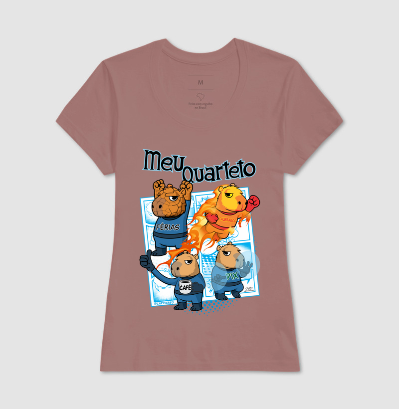 Camiseta Capivara Quarteto - Imagem 17