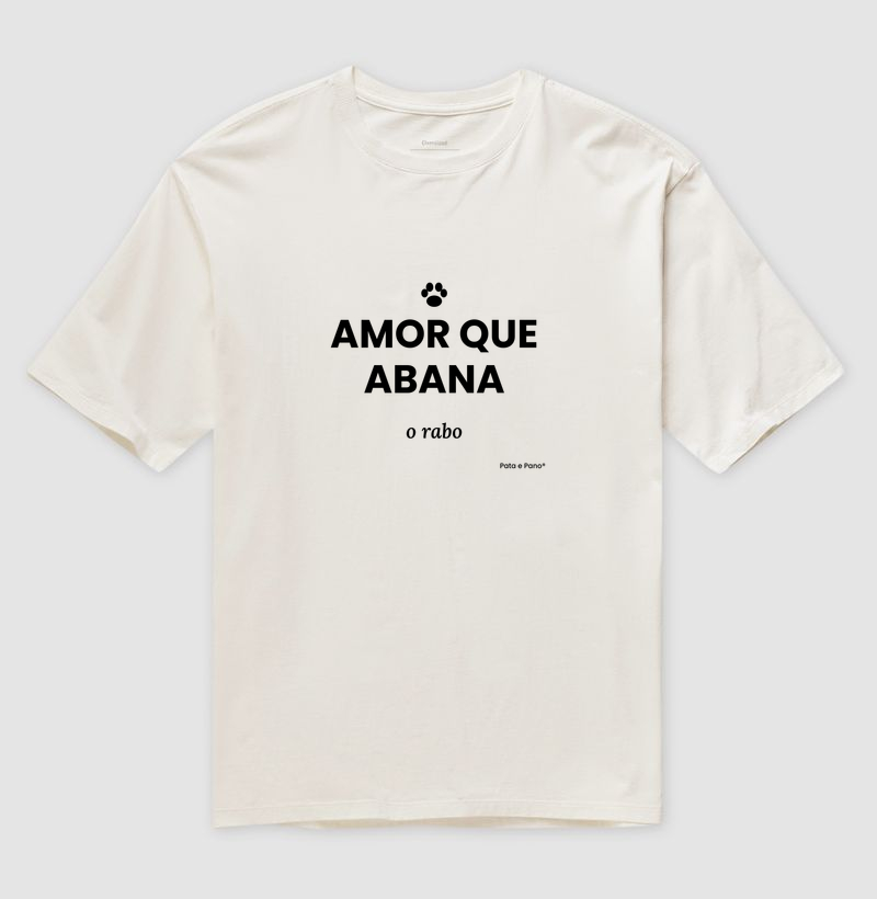 CAMISETA  - AMOR QUE ABANA O RABO - Imagem 4