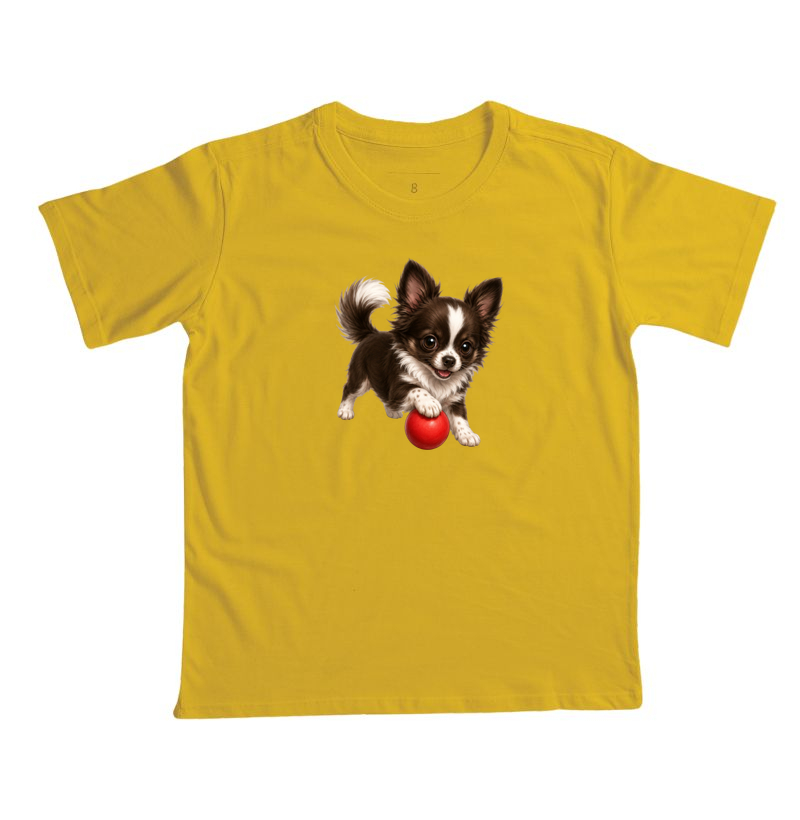 Chihuahua Pelo Longo Marrom - Desenho Animado - Imagem 5