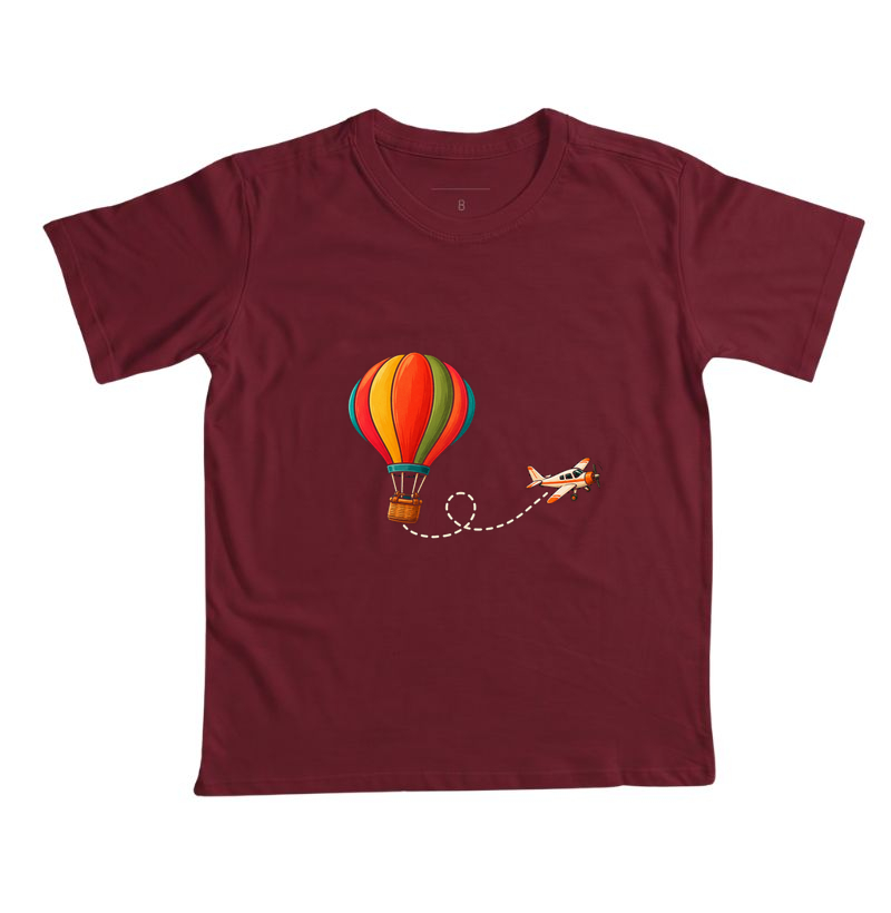 Camiseta Infantil | Viagem Imaginária 🎈✈️ - Imagem 4