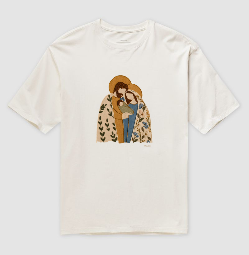 Sagrada Família estilo bordado  - Imagem 4