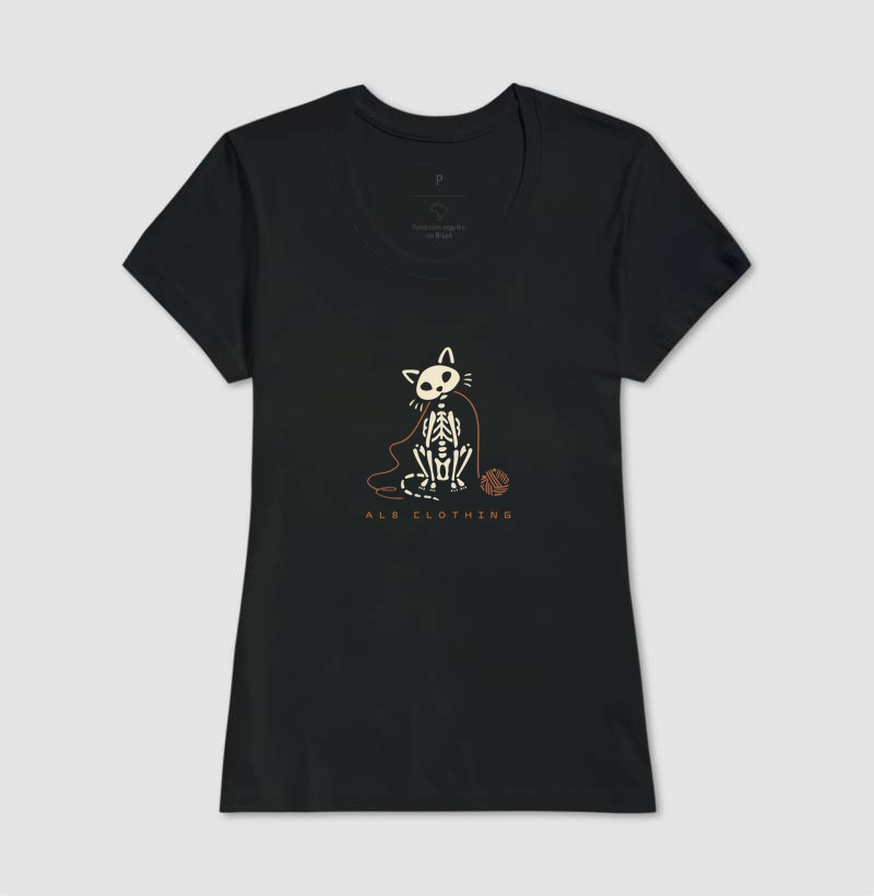 Camiseta Cat Boo Halloween - Imagem 3