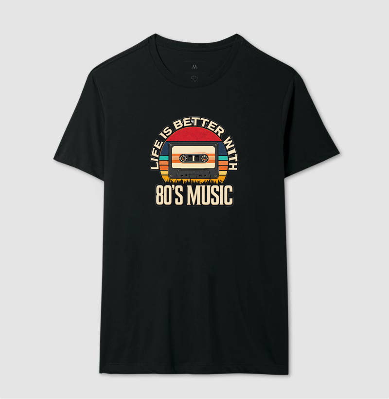 Camiseta Music 80 Retro - Imagem 2