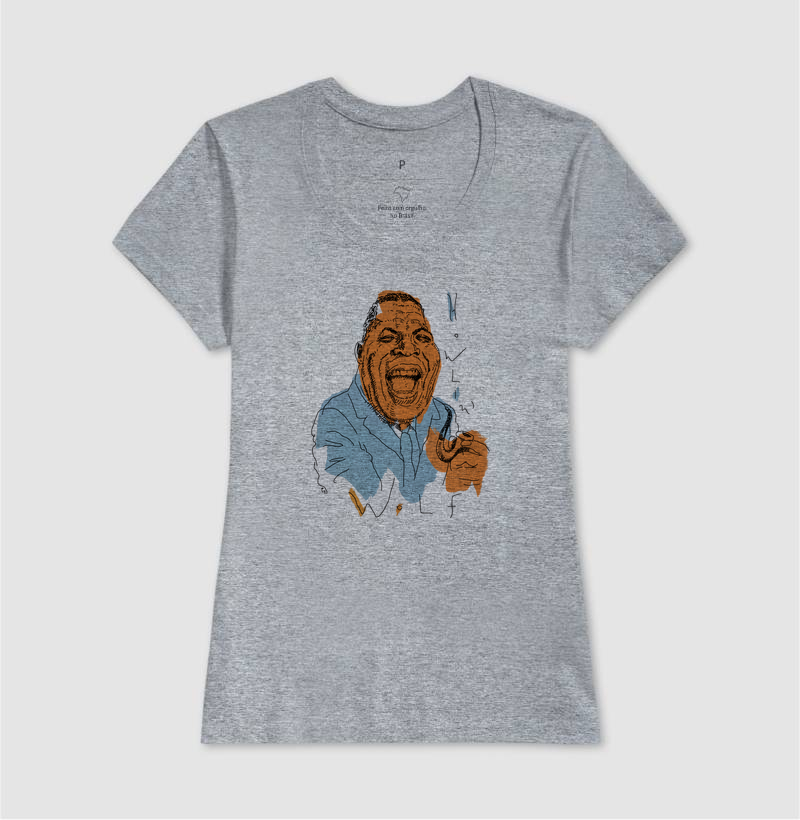 Howlin' Wolf com cachimbo - Tinta e Nanquim - Imagem 7