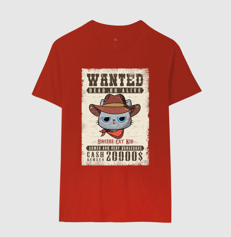 Camiseta Wanted Cat Kid - Imagem 10