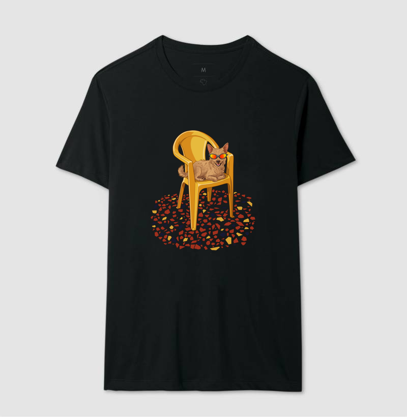 Camiseta Fiapo Kaki Regular Fit - Imagem 2