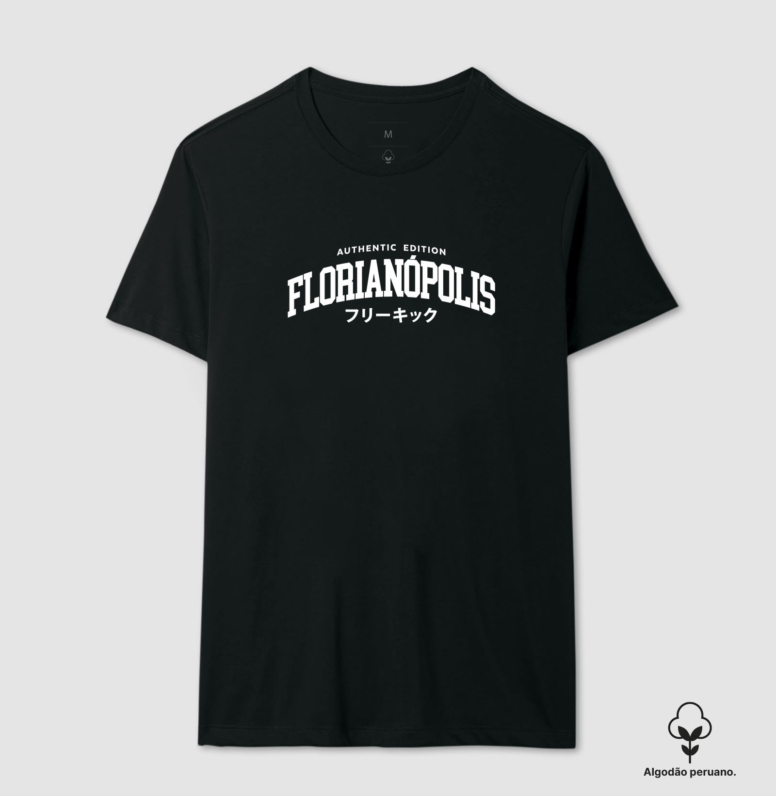 CAMISETA ALGODÃO PERUANO FREE KICK AUTHENTIC EDITION FLORIANÓPOLIS - Imagem 4