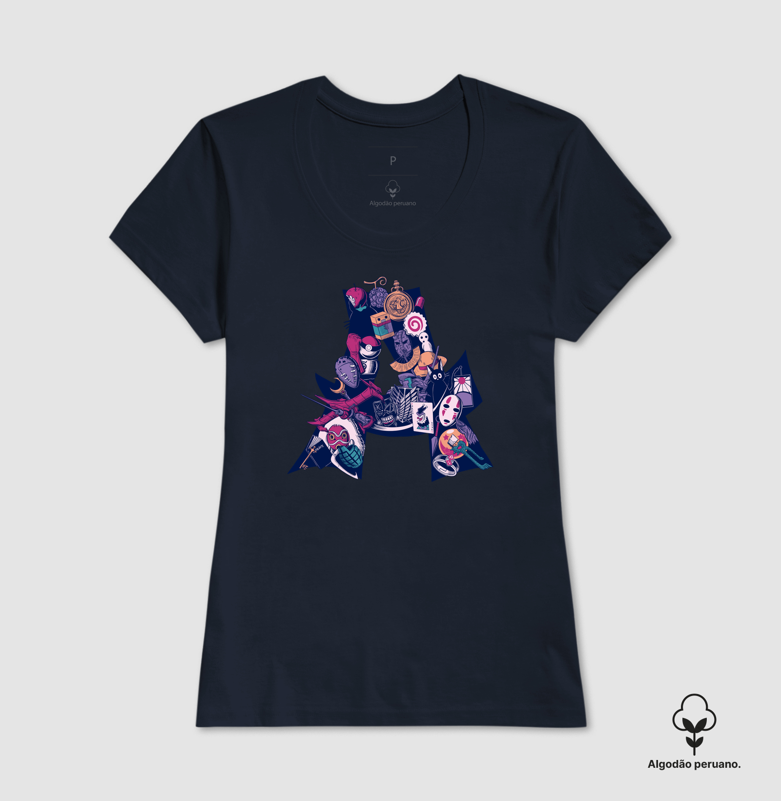 Camiseta Algodão Peruano A é de Anime - Imagem 7
